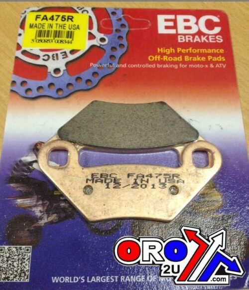 BRAKE PADS SINTERED METAL, EBC FA475R