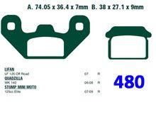 BRAKE PADS STD EBC FA480