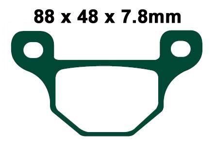 BRAKE PADS STD EBC FA481