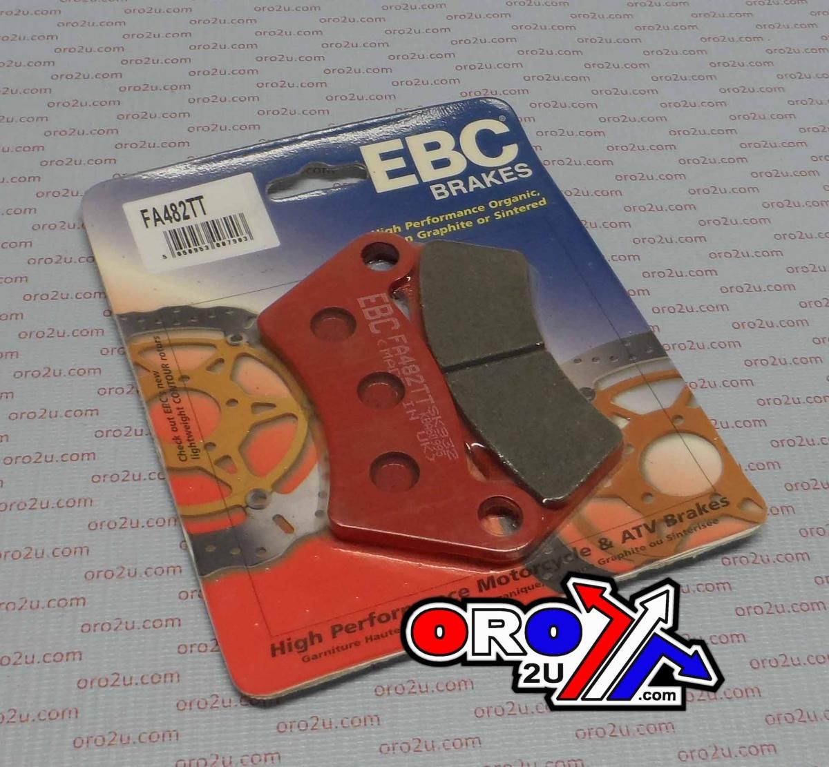 BRAKE PADS SEMI EBC FA482TT - Image 2