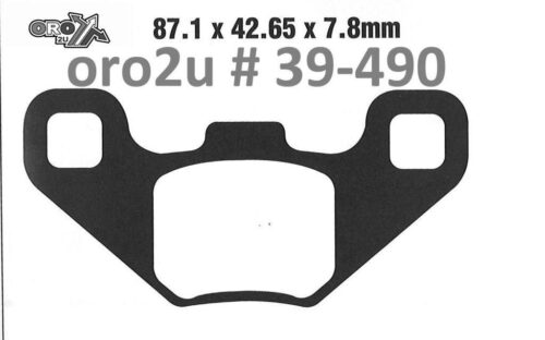 BRAKE PADS SINTERED METAL, EBC FA490R GOLD