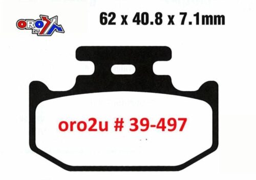 BRAKE PADS SINTERED METAL HD, QD-D EXTREME, FA497X, AT-05402F, 39-497.H.DR