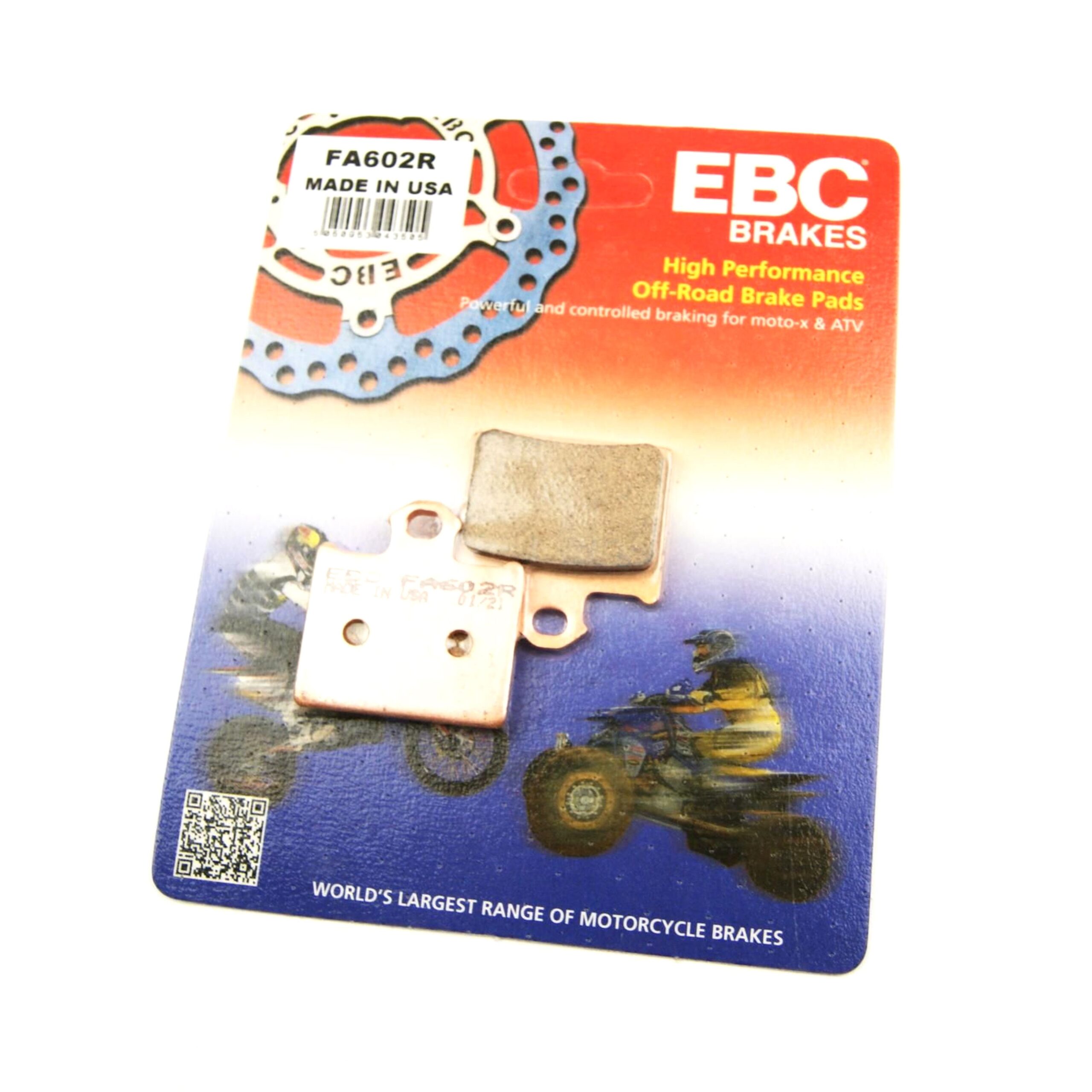 BRAKE PADS SINTERED FA602R, EBC RACING SINTERED