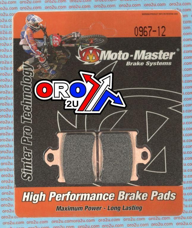 BRAKE PADS SINTERED RACING, MOTO-MASTER 096712 41-508.H.MM, 39-602 - Image 3