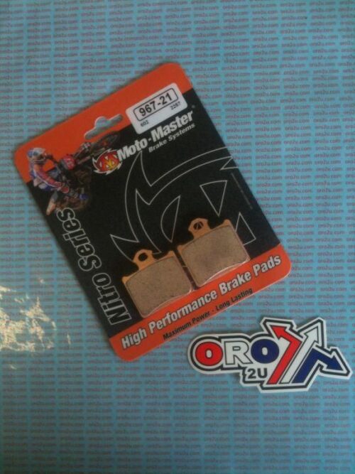 BRAKE PADS SINTERED NITRO, MOTO-MASTER 096721, 39-602