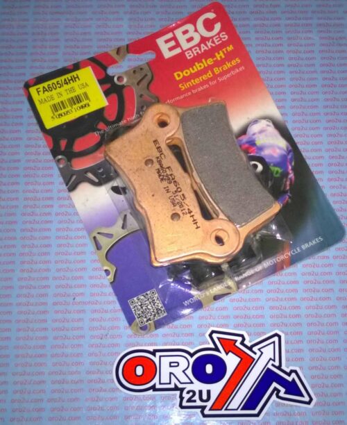 BRAKE PADS SINTERED METAL, EBC FA605/4HH HARLEY DAVIDSON