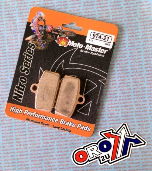 BRAKE PADS SINTERED NITRO, MOTO-MASTER 097421, 39-612, 41-117.H.NITRO