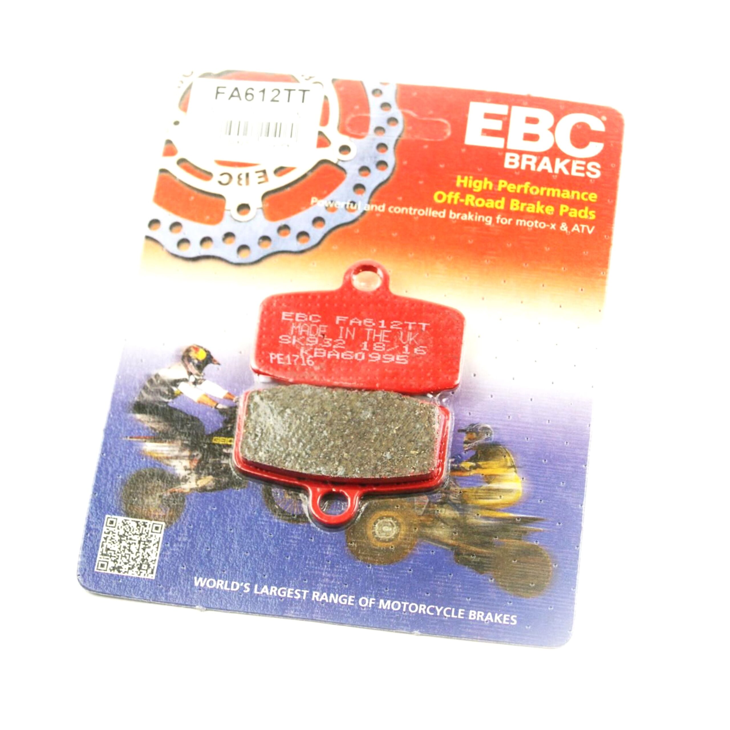 BRAKE PADS STD EBC FA612TT