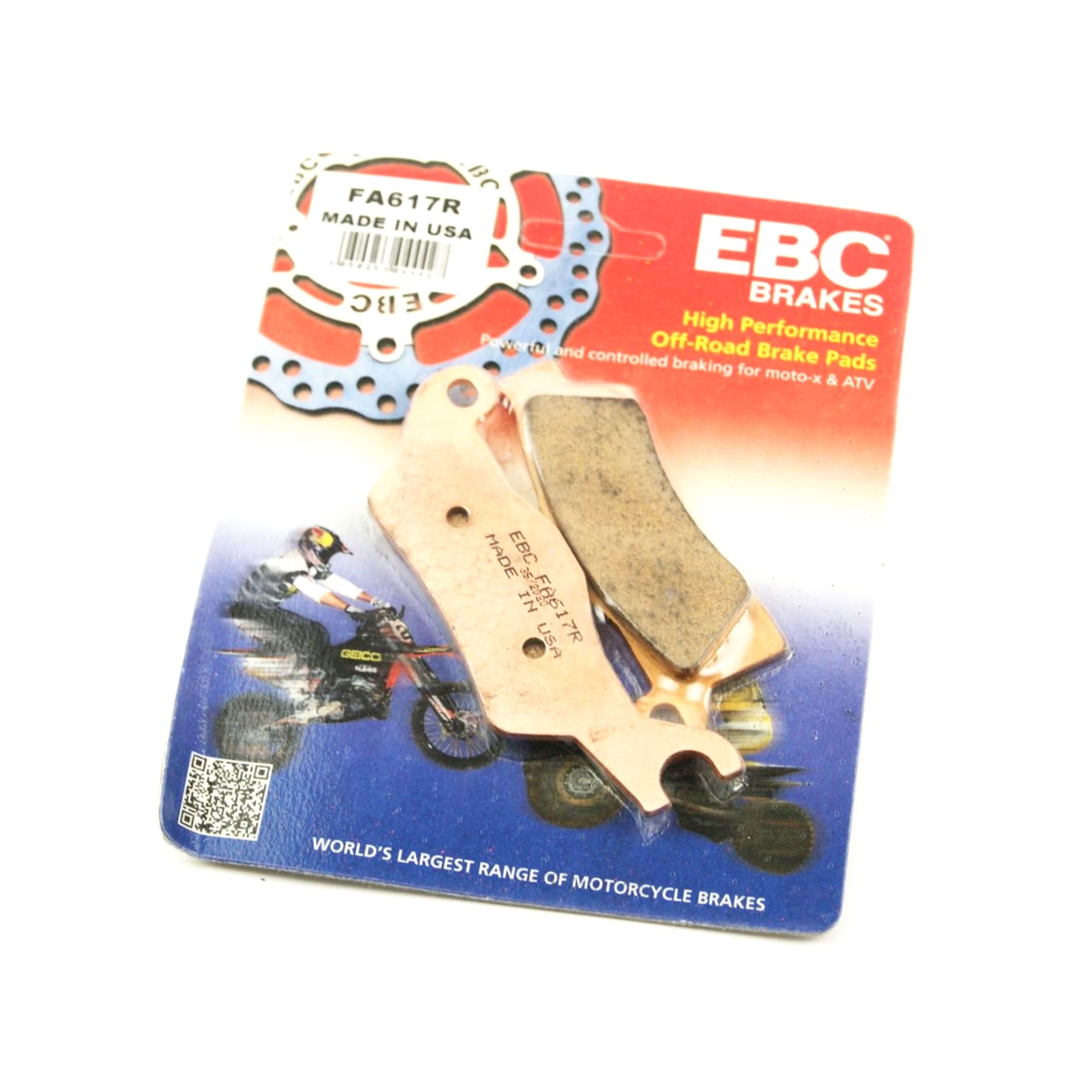 BRAKE PADS SINTERED EBC FA617R - Image 2