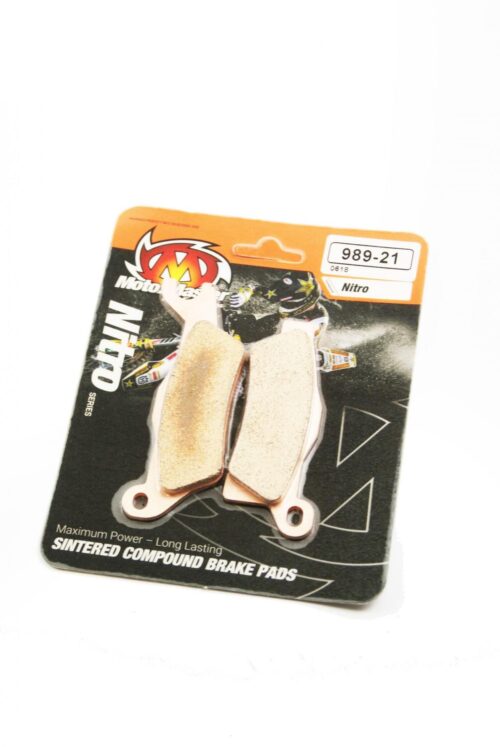 BRAKE PADS SINTERED METAL, MOTO-MASTER 098921 NITRO, 39-618