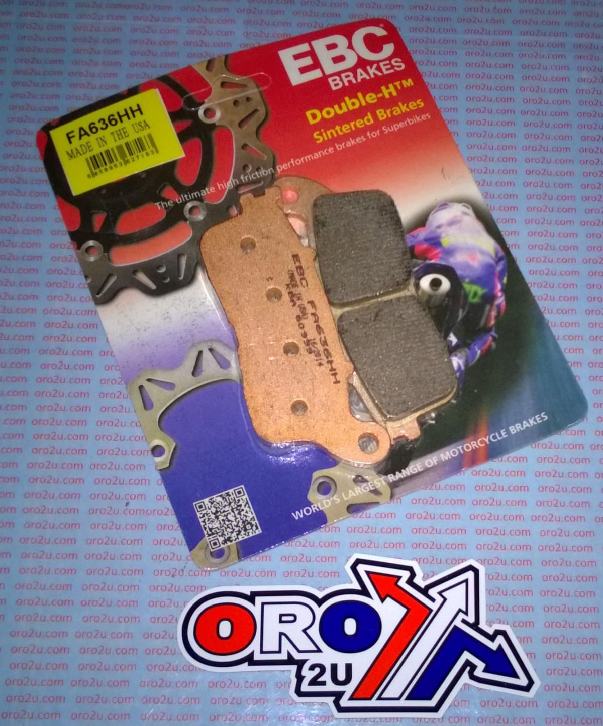 BRAKE PADS DISC SINTERED-METAL, EBC FA636HH HONDA VFR 1200 - Image 2