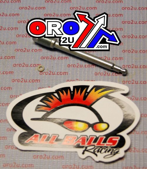 ALLBALLS BRAKE PAD BOLT KIT, ALLBALLS 18-7019 PIN DIA 6.0 HON/KAW/SUZ FRONT/HON/YAM REAR