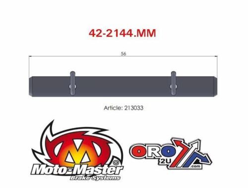 BRAKE PAD PIN FRONT, MOTO-MASTER 213033