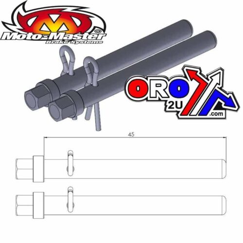 BRAKE PAD PIN FRONT / REAR, MOTO-MASTER 213034