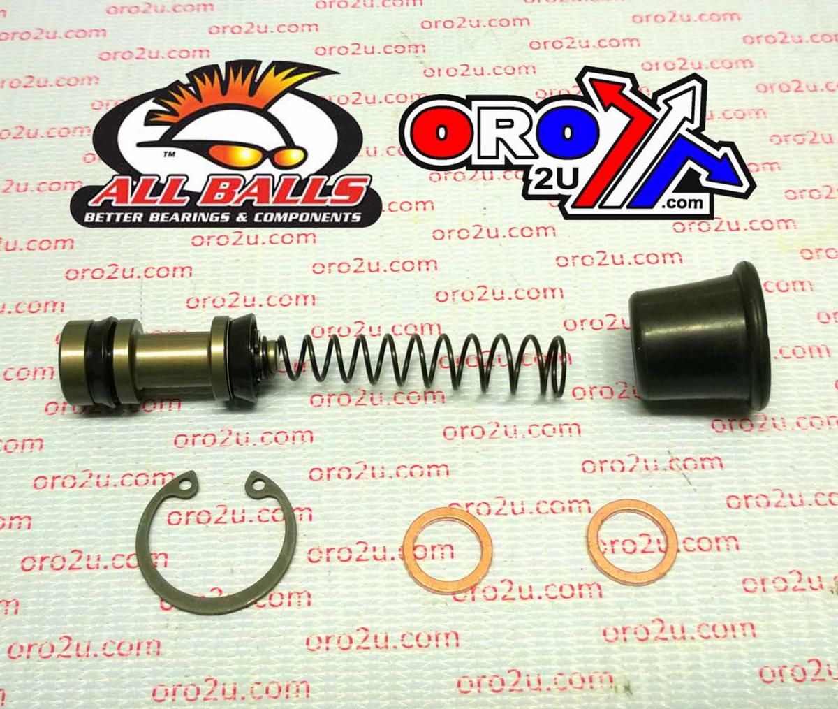 BRAKE MASTER CYL REBUILD KIT ALLBALLS, ALLBALLS 18-1080 YAMAHA ROAD REAR