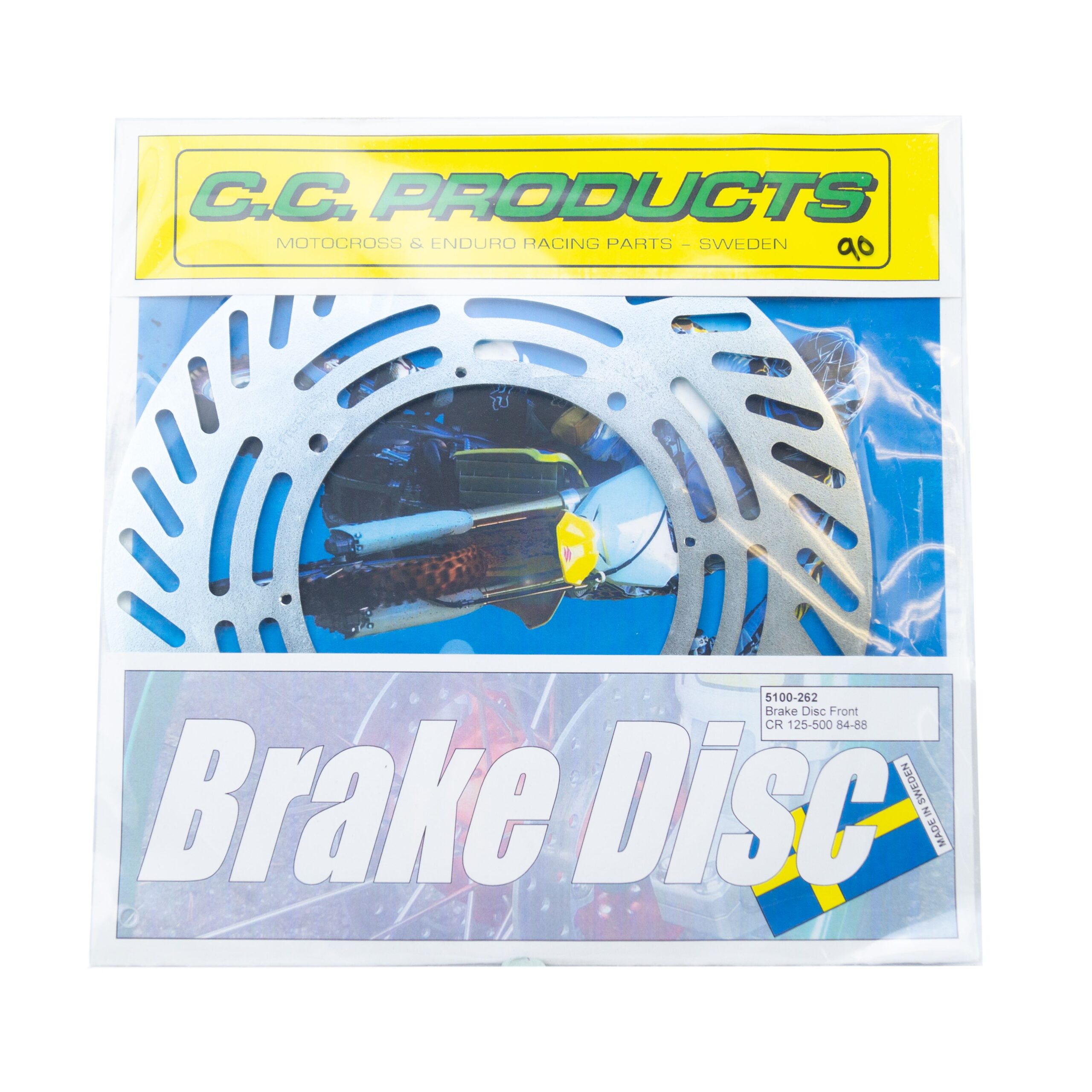 DISC BRAKE FRONT CR 125/250/500 84-88, CC PRODUCTS FRONT 240MM, 5100-262