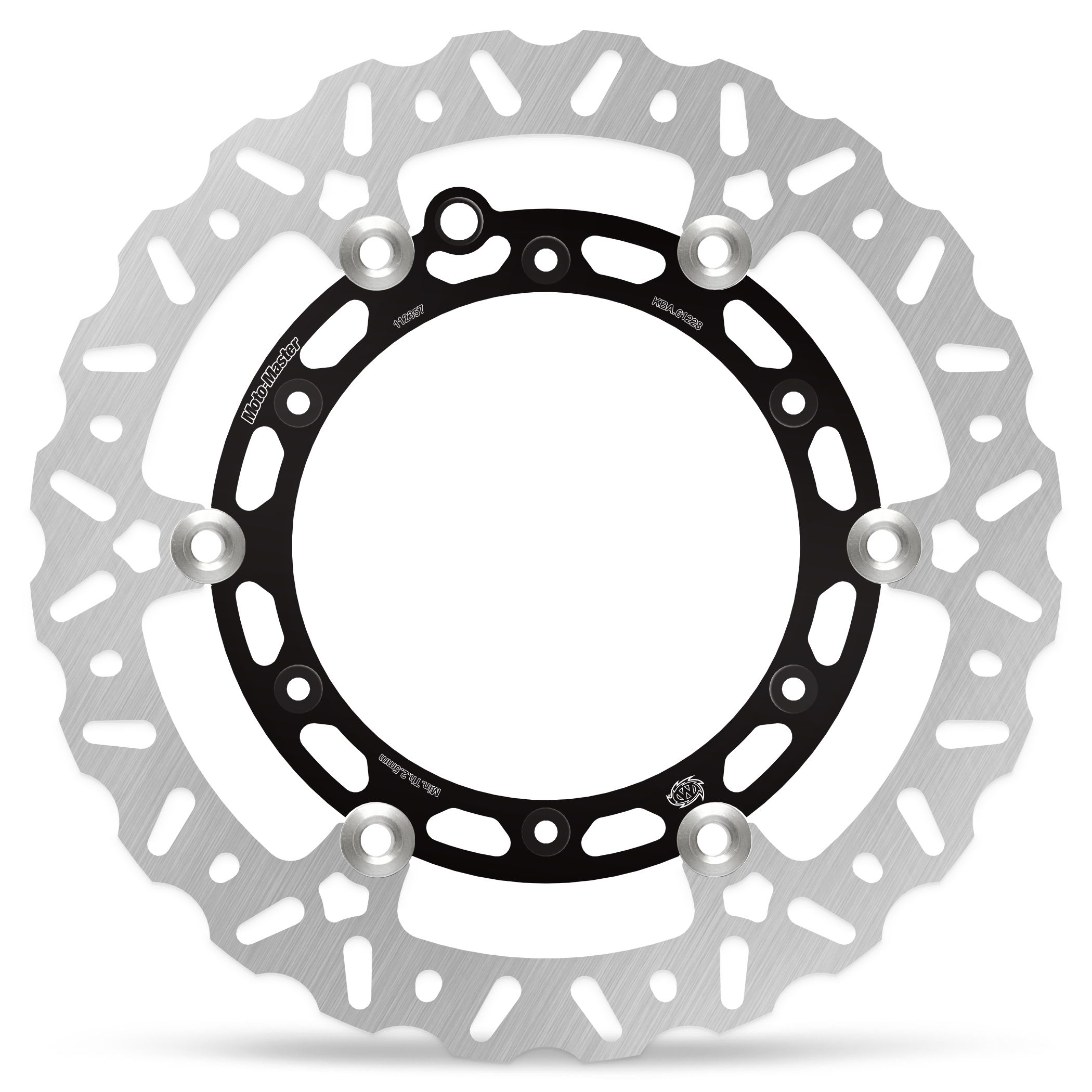 DISC BRAKE FRONT FLOATING KTM HUSQ, WITH SPEEDO HOLE, MOTO-MASTER 112357 HUSQVARNA