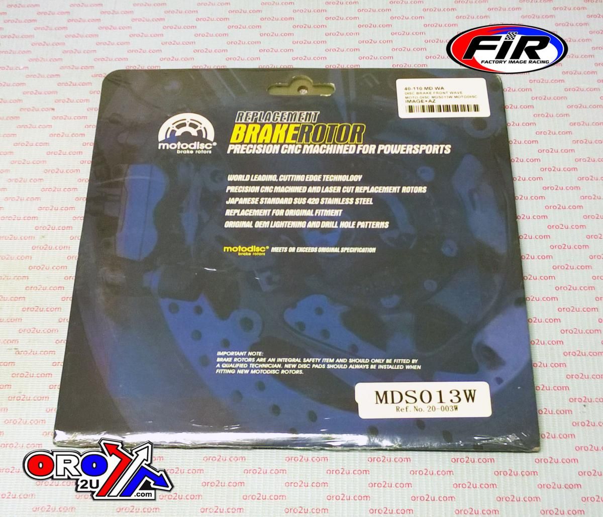 DISC BRAKE FRONT WAVE MDS013W MOTODISC