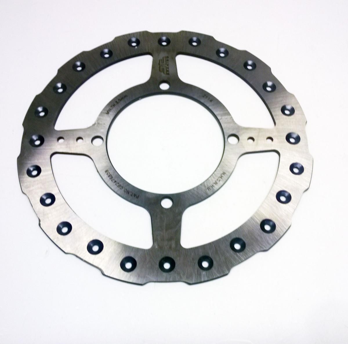 DISC BRAKE FRONT KX125-500 JT, JTD2114SC01 KAWASAKI KX250, SELF-CLEANING HOLES - Image 2