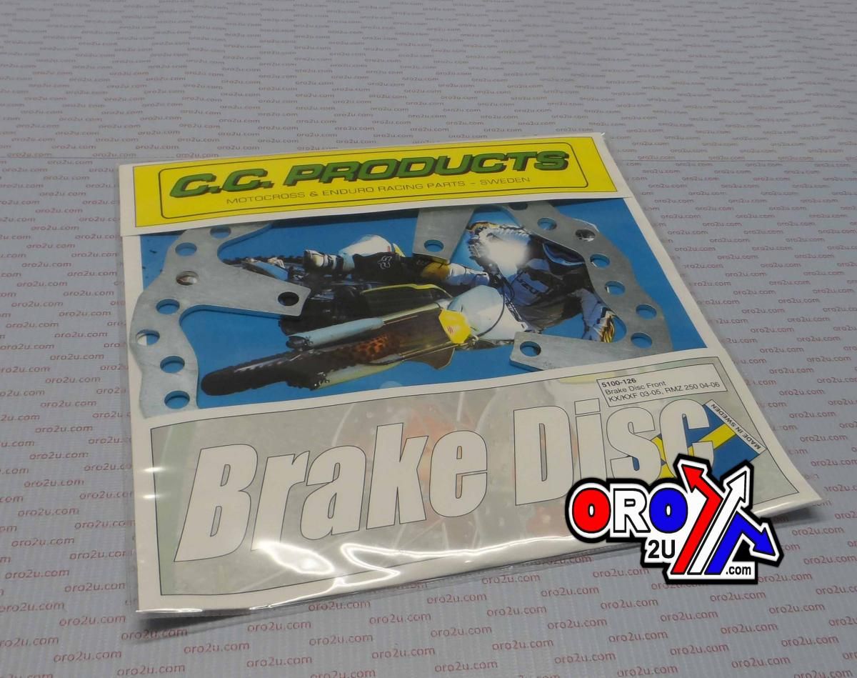 DISC BRAKE FRONT KX 04-05, CROSS-CENTER PRODUCT 5100-126 - Image 2