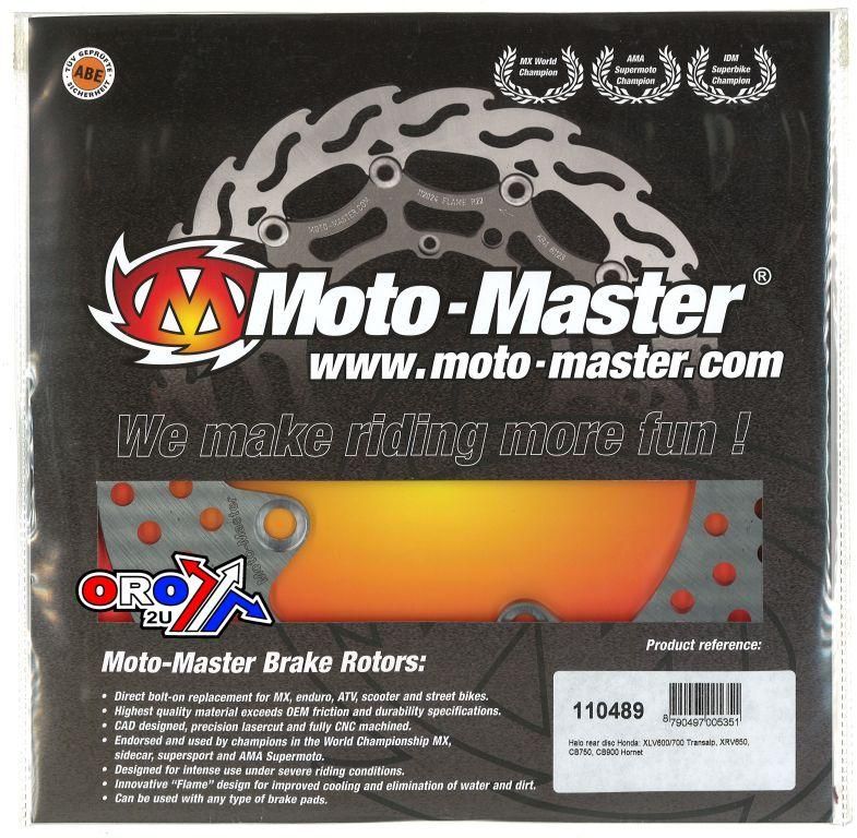 DISC BRAKE REAR HALO CB500, MOTO-MASTER 110489 HONDA