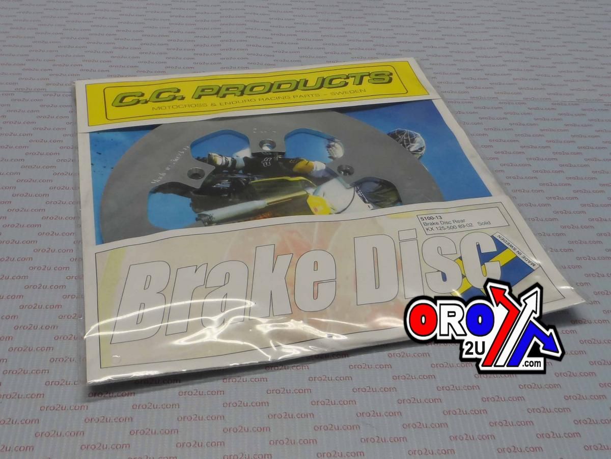 DISC BRAKE REAR KX KDX SOLID, CROSS-CENTER 5100-013 SOLD - Image 2