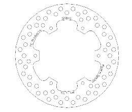 DISC BRAKE REAR RM DRZ CC, CROSS-CENTER PRODUCT 5100-42