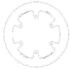 DISC BRAKE REAR KTM HUSABERG, BRAKE CROSS-CENTER 5100-053, 77310060000