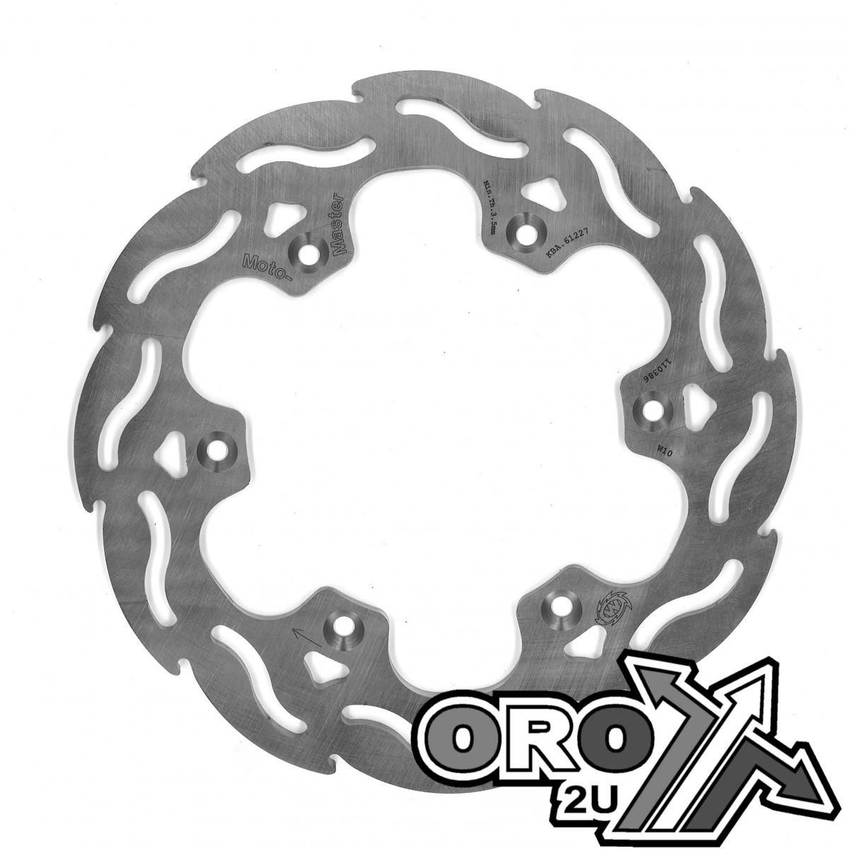 DISC BRAKE REAR YZ WR FLAME, MOTO-MASTER 110386 DT125 - Image 2