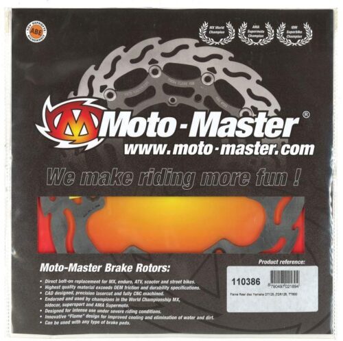 DISC BRAKE REAR YZ WR FLAME, MOTO-MASTER 110386 DT125