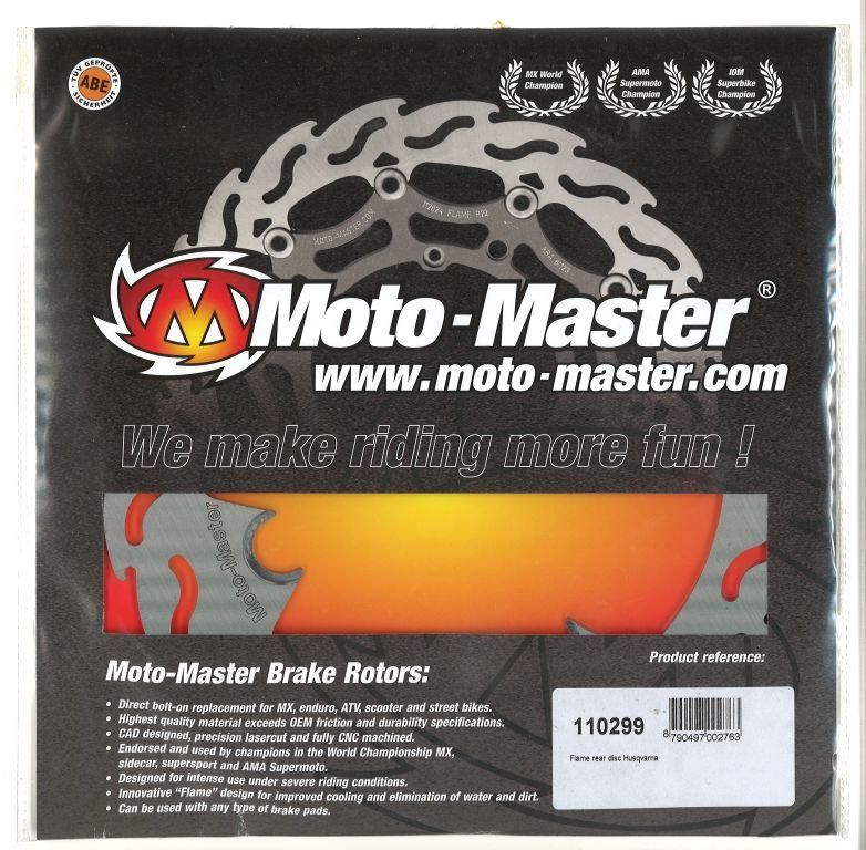 DISC BRAKE REAR HUSKY FLAME, MOTO-MASTER 110299 - Image 2