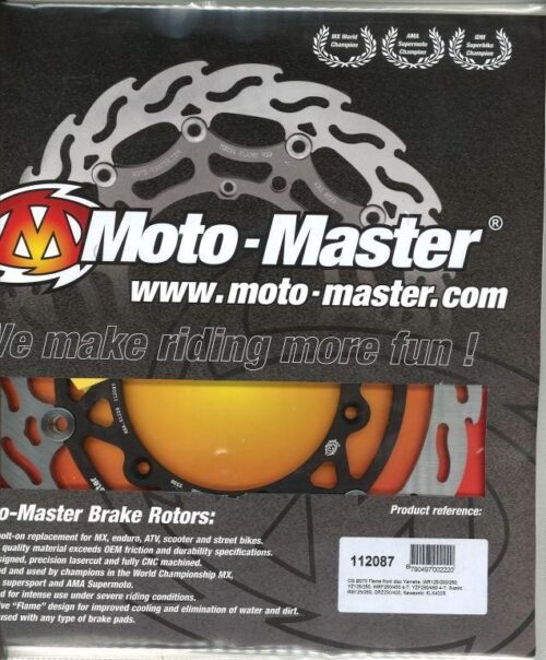 270 DISC FRONT YZ YZF RM, MOTO-MASTER 112087 OVERSIZE