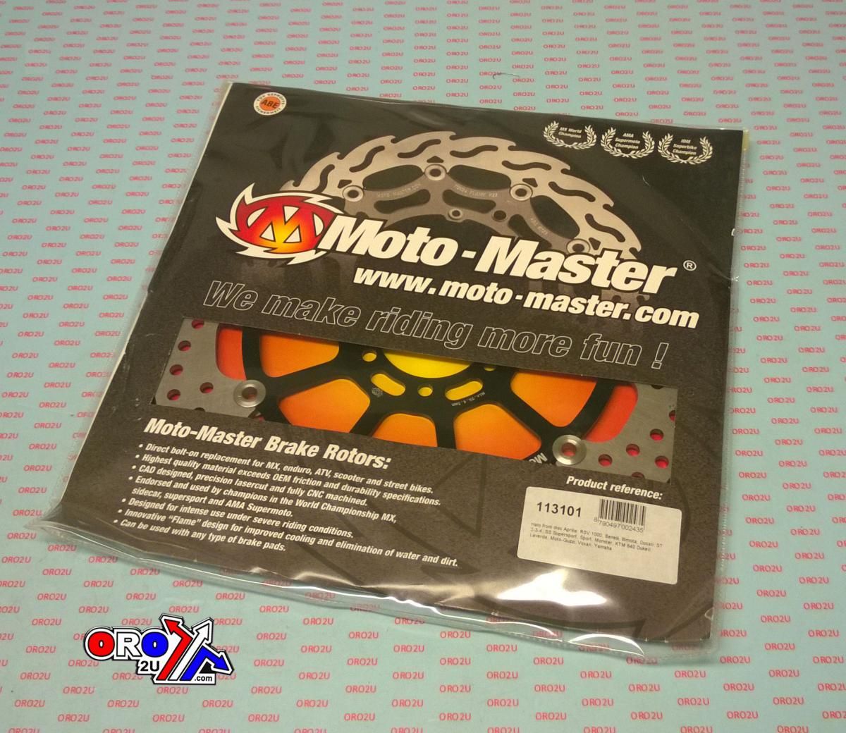 DISC BRAKE FRONT HALO LH / RH, MOTO-MASTER 113101 DUCATI, LEFT / RIGHT - Image 2