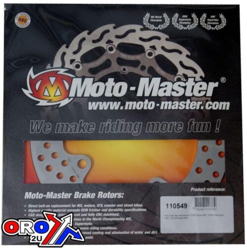 DISC BRAKE REAR ZX-6R NINJA, MOTO-MASTER 110549 KAWASAKI, Right Side Mount