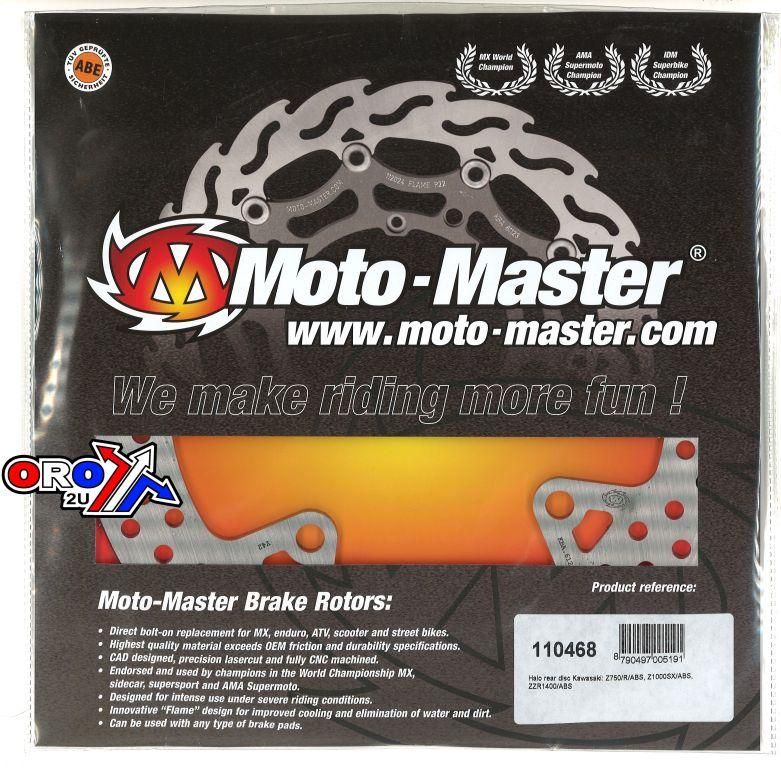 DISC BRAKE REAR Z750 Z1000, MOTO-MASTER 110468 KAWASAKI - Image 2