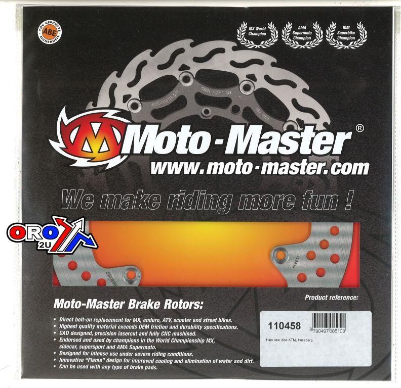 DISC BRAKE REAR KTM620/640, MOTO-MASTER 110458 DUKE - Image 2