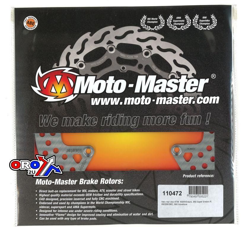 DISC BRAKE REAR KTM 690-990, MOTO-MASTER 110472 SMR - Image 2