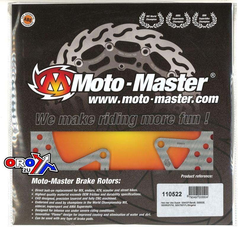 DISC BRAKE REAR SUZUKI, MOTO-MASTER 110522 ROAD