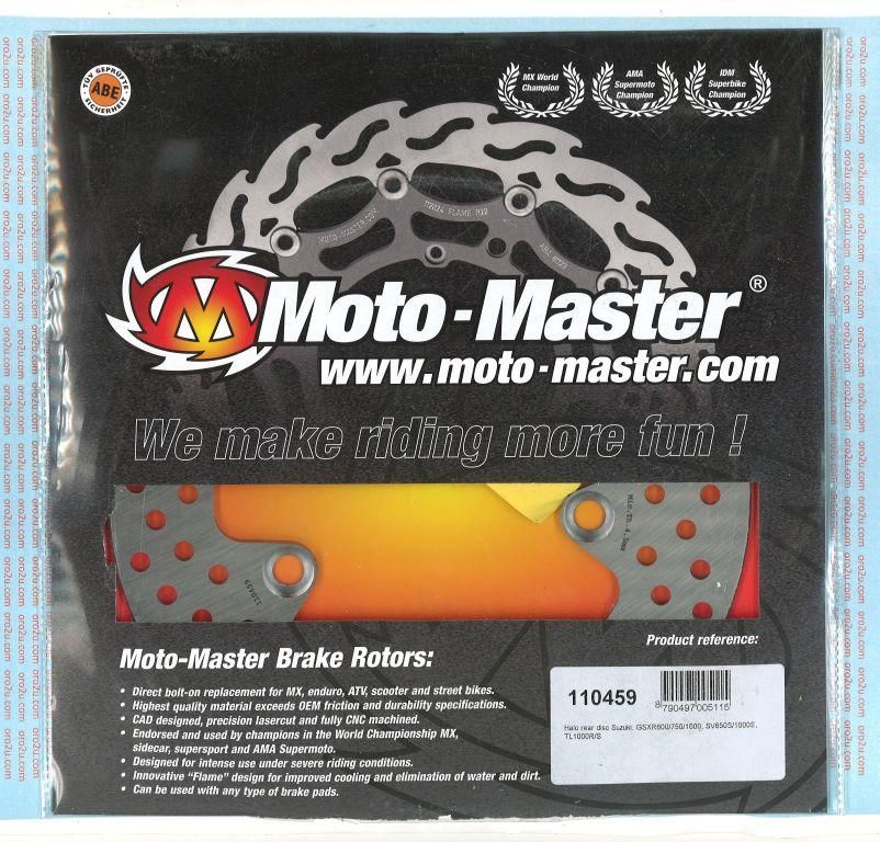 DISC BRAKE REAR SUZUKI, MOTO-MASTER 110459 ROAD - Image 2