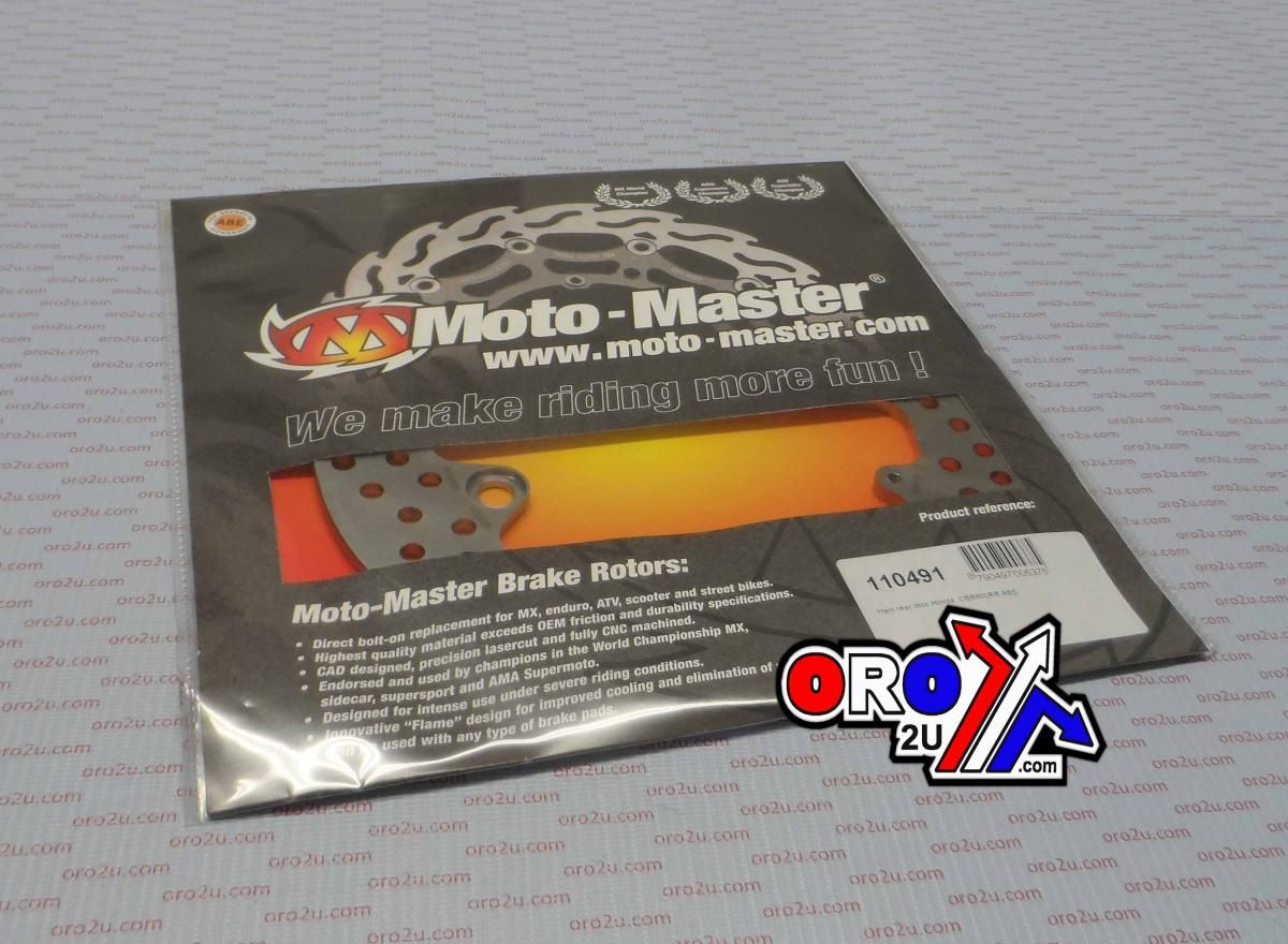 DISC BRAKE REAR HALO CBR600RR, MOTO-MASTER 110491 HONDA ABS