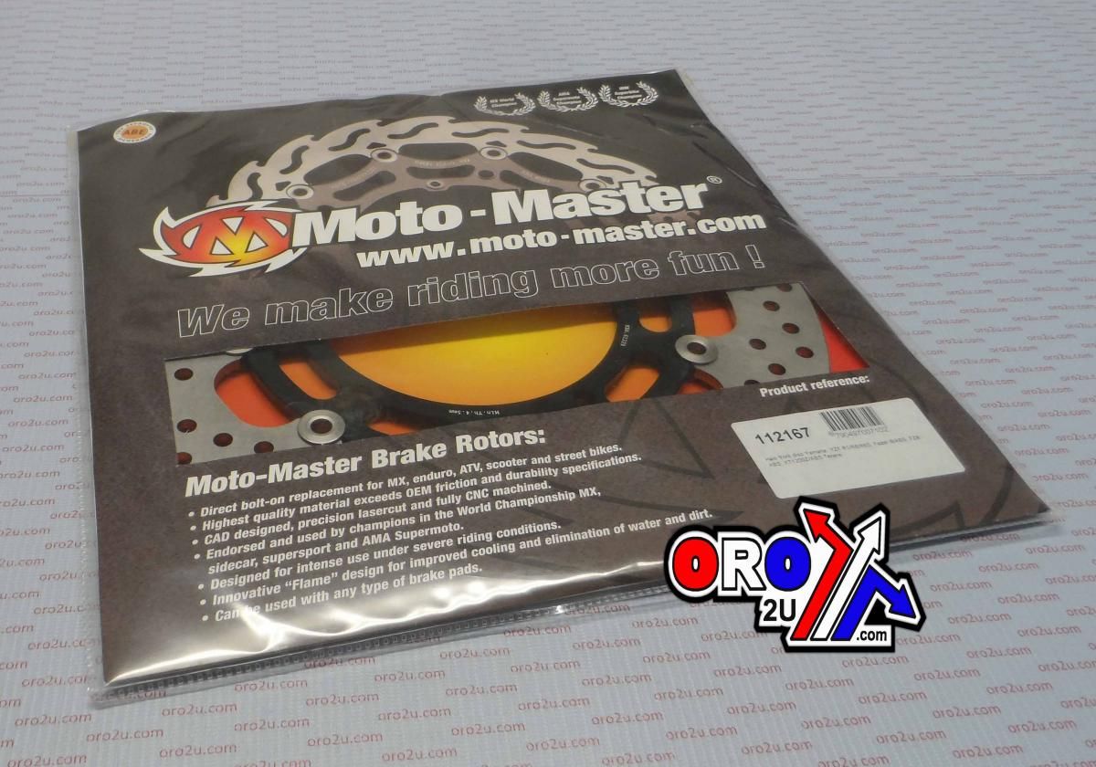 DISC BRAKE FRONT HALO YAMAHA, MOTO-MASTER YFZ R6, 112167, ROAD, MC, FAZER8, R1, XT1200Z - Image 2