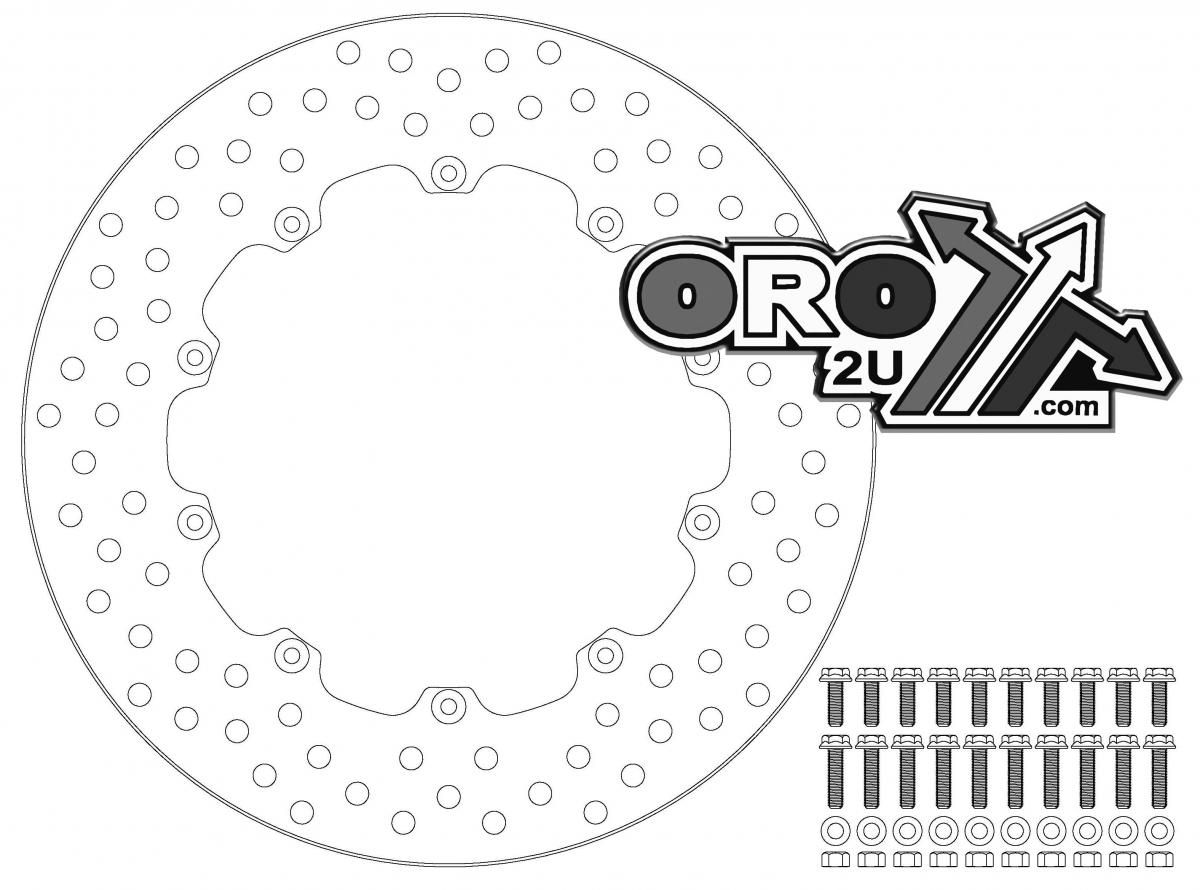 DISC BRAKE FR/RR L/R HALO BMW, MOTO-MASTER CLASSIC, 111076, ROAD, MC - Image 2