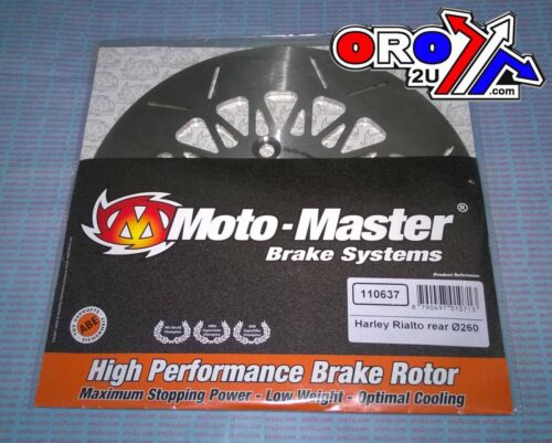 DISC BRAKE REAR HARLEY RIALTO, MOTO-MASTER 110637, ROAD, MC