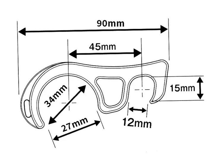 MOTORCYCLE BICYCLE SAFETY BRAKE PARKING LOCK LEVER HOOK - Image 3