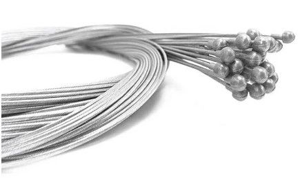 10PC 1.5mm WIRE 1700mm LONG CABLE WITH 6mm HEAD PEAR NIPPLE UNIVERSAL - Image 3