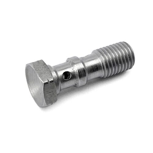 TWIN BANJO BOLT M10x1.25 BZP, BRIGHT ZINC PLATED / CNC MADE, / EACH