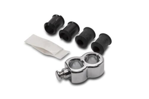 DUAL CABLE HOLDER CHROME MOTION PRO 11-0050