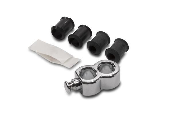 DUAL CABLE HOLDER CHROME MOTION PRO 11-0050