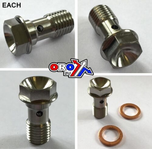 BANJO PRO BOLT 10×1.25mm, TITANIUM GRADE 5 / EACH