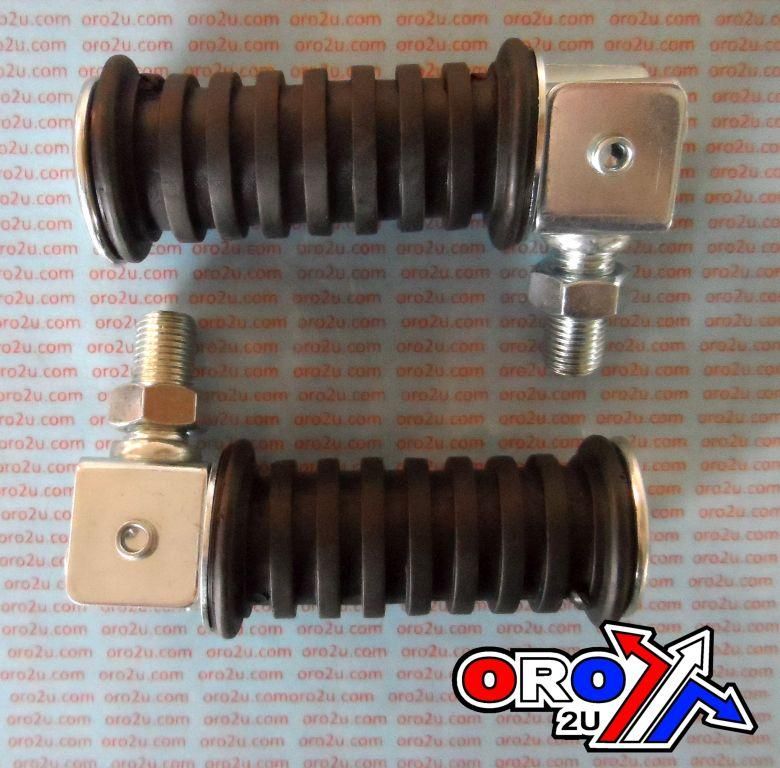 FOOT PEG UNIVERSAL M10 STUD FIT, ANGLED MOUNT - Image 2